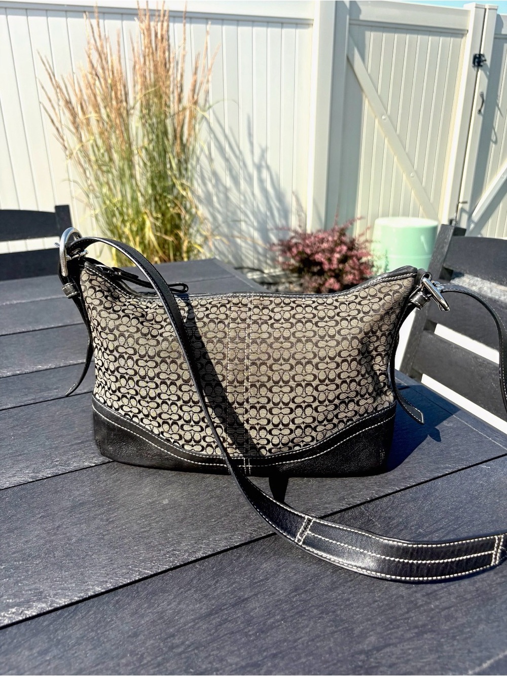 2007 Coach Soho Signature Jacquard Hobo Shoulder Bag